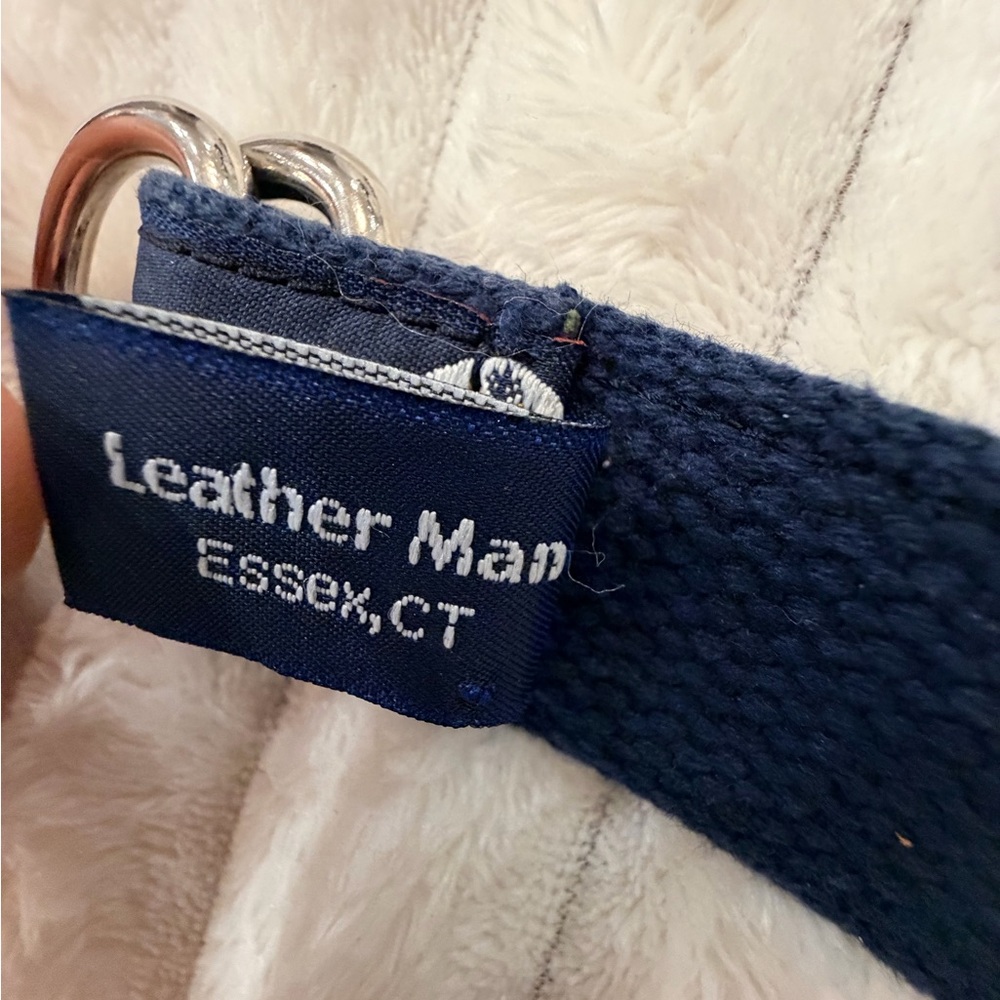 Custom Hampden-Sydney College D Ring Belt Size M - Picture 2 of 4